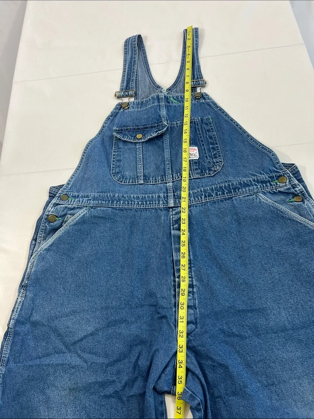 VTG 70s Bib Overalls by Pointer made USA Farmer Workwear Denim